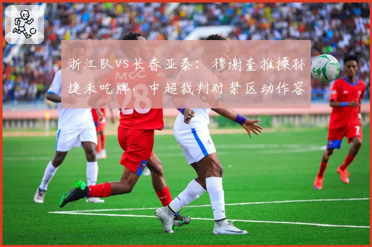 浙江队vs长春亚泰:穆谢奎推搡孙捷未吃牌,中超裁判对禁区动作容忍度将收紧?